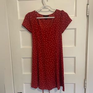 Polka Dot Mini Dress